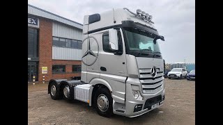 Mercedes Actros 2551 Euro 6 Gigaspace 6X2 Tractor Unit 2014 - Sw64 Vmr