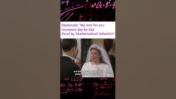 Mathematical induction love 🤣 #maths #math #mathematics