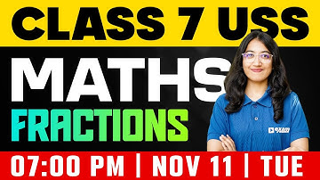 Class 7 USS | Maths | Important Questions | Exam Winner