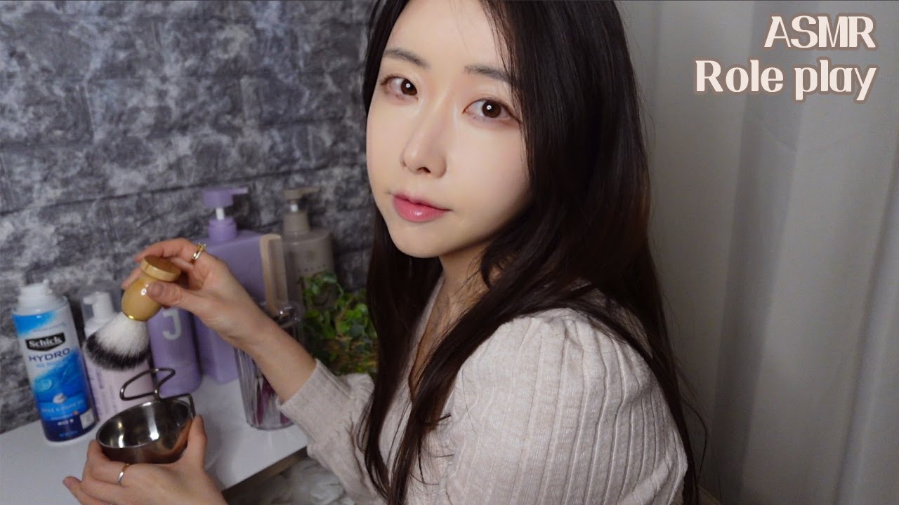 ASMR | Barber shop role play for your sleep |스르륵 잠이 오는 진성 바버샵 롤플레이 | 후시녹음, 시각적 팅글, 좌우구분