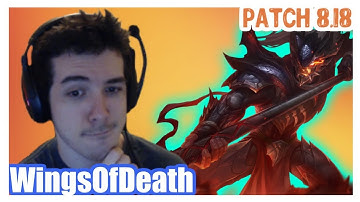 WingsOfDeath | XIN ZHAO vs KHA`ZIX | XIN ZHAO Jungle | FULL Gameplay | Patch 8.18