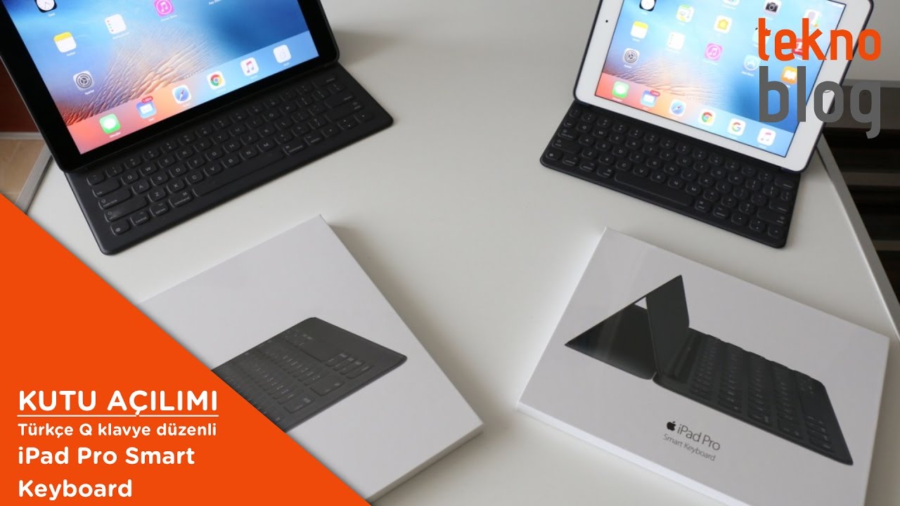 Türkçe Q klavyeli iPad Pro Smart Keyboard Kutu Açılışı - YouTube
