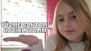 |DENİZ ADA NERGİZ|YÜZME KURSU İÇİN ÇANTAMI HAZIRLAYALIM! 🐠🧜🏼‍♀️🪼🌊