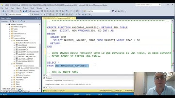 FUNCIONES TIPO TABLA