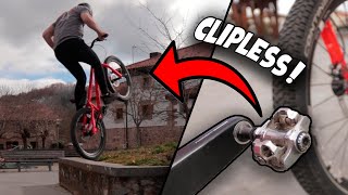 CLIPLESS Pedals STREET TRIALS | Any good for STUNTS?