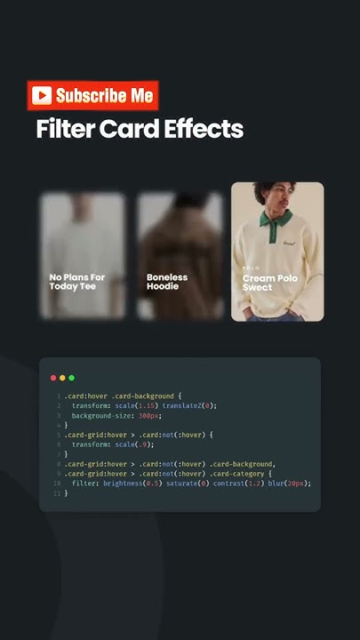 Filter Card css and html #analyticstracking #htmleditor #coding # ...