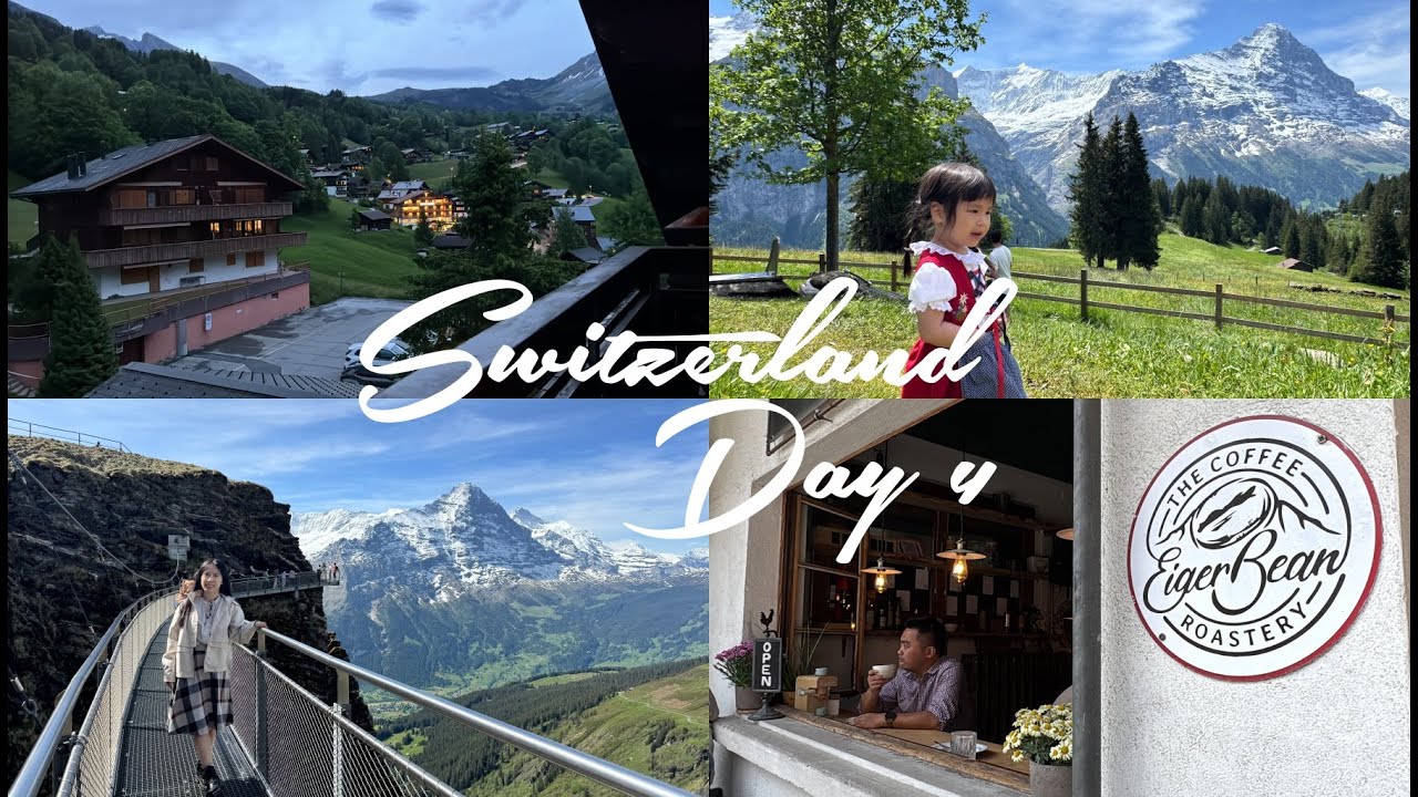 Vlog #130 Switzerland Day 4 | First Mountain and Pfingstegg, Grindelwald