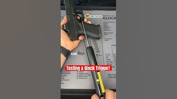 How heavy is a Glock trigger pull? 🤔 #shorts