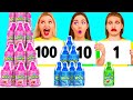 100個重ねフードチャレンジ | 面白いキッチン戦争 RaPaPa Challenge