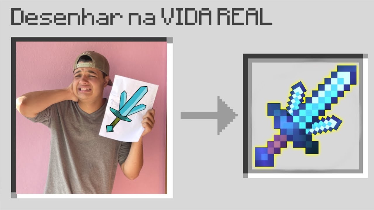 minecraft mas eu GANHO O ITEM QUE DESENHAR! 