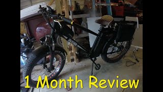 Nakto Super Cruiser 1 month Review - $1.3k Fat Tire Ebike