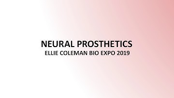 Neural Prosthetics