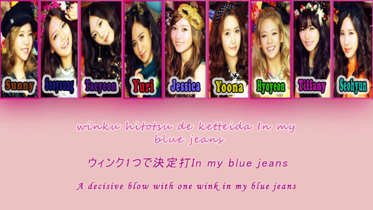 [Rom/Han/Eng] Snsd Blue Jeans Lyrics YouTube