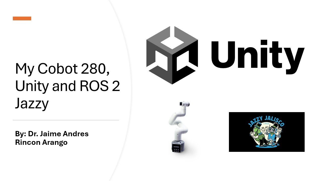 Integrating MyCobot 280 with Unity and ROS 2 Jazzy