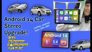 Android 14 Car Stereo Upgrade for Hyundai Verna/Accent! Full Review + Demo (CarPlay & Android Auto)
