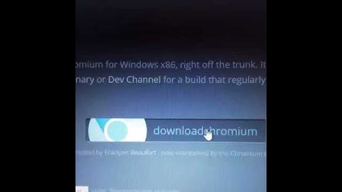 Descargar e instalar Chromium