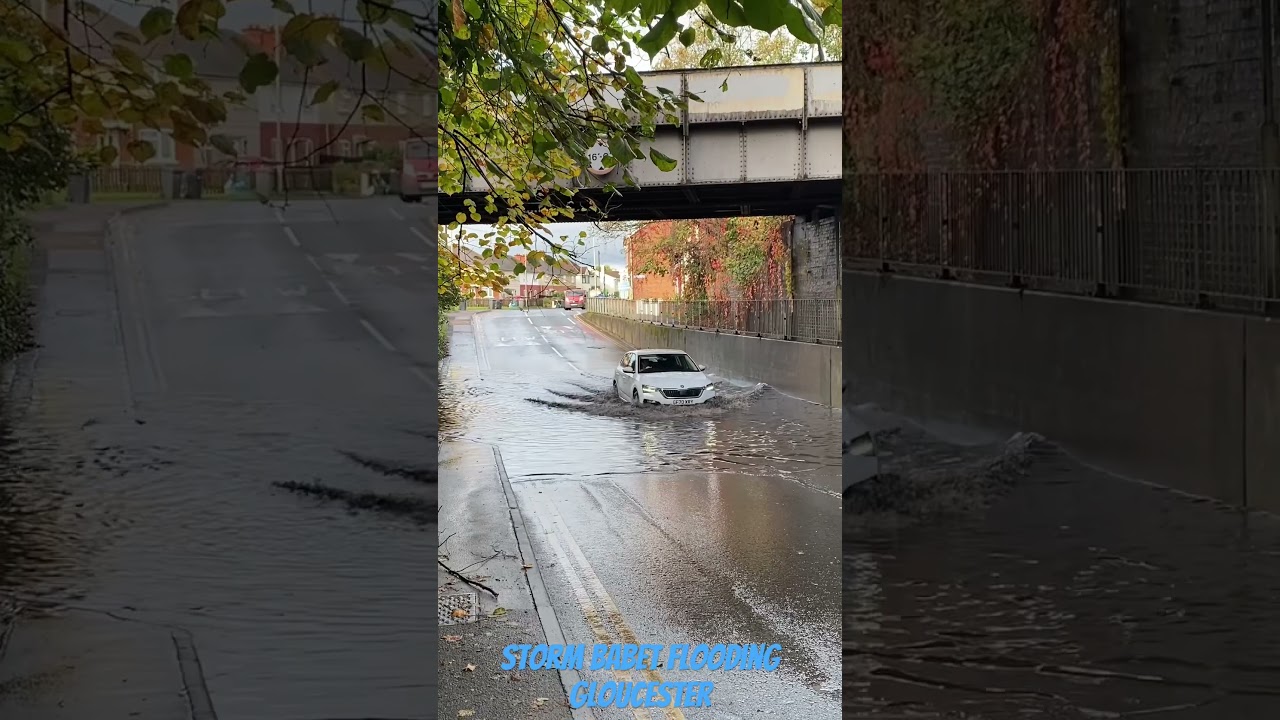 Storm babet flooding Gloucestershire 