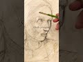 Pastry Chef: #sepia #pasted #drawing #oilpainting #oneeyedartist #art #imprimatura