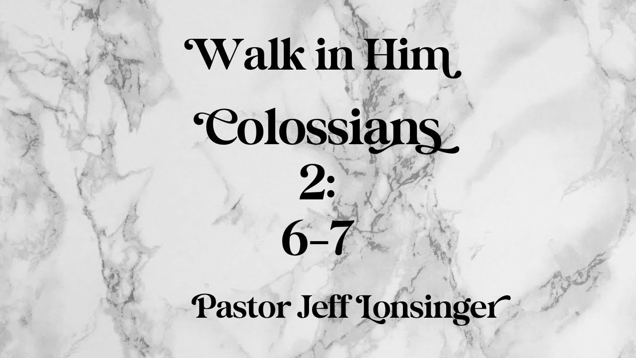 Walk in Him - YouTube