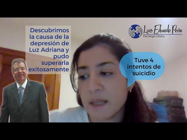 Testimonio de tratamiento exitoso, caso de DEPRESIÓN