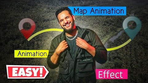 🔥 Behind Map Animation tutorial like @FukraInsaan  & @MrBeast  Video Editing 📹