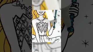 Coloring Barbie Princess | Dreamtopia #shorts #barbie #barbiedoll  #dreamtopia #princess