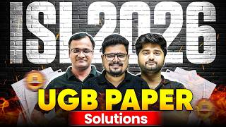 ISI 2026 UGB Paper Analysis + Solutions 🔥 Don’t Miss!