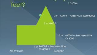 How to calculate area of topographic map features (buildings, etc)