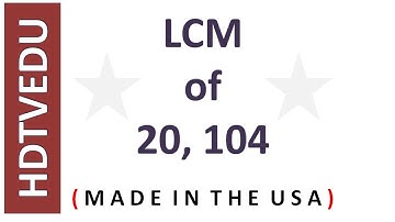 LCM in about 2 Minutes Least Common Multiple HDTVEDU 1845 Developmental Math
