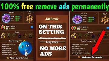 How To Remove Carrom pool ads Permanently #carrompool #ads