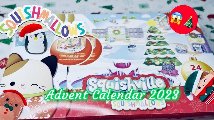 Unboxing Squishville Squishmallows Holiday Deluxe Advent Calendar 2023