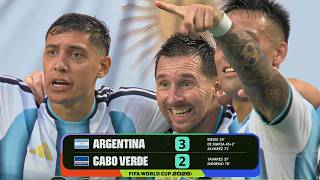 Argentina vs Cape Verde Highlights | Argentina vs Cabo Verde Resumen | FIFA World Cup 2026