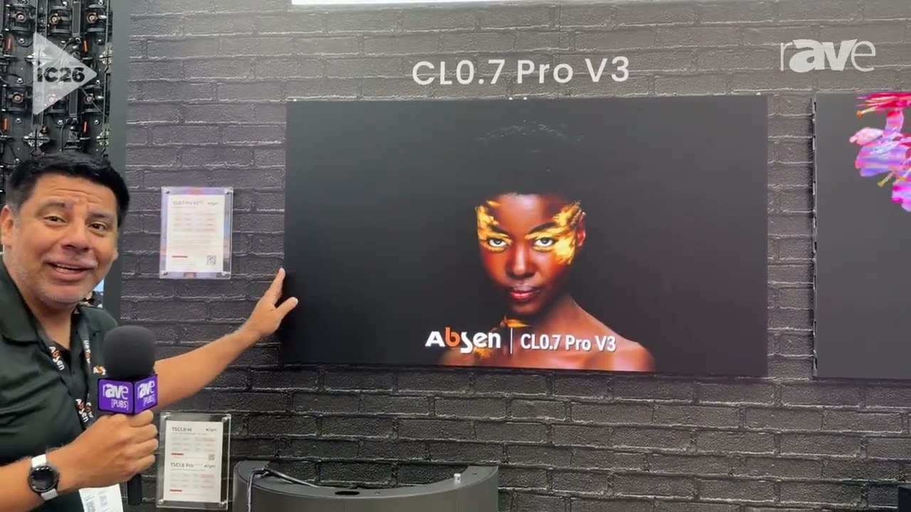 InfoComm 2026: Absen Showcases CL0.7 Pro V3 LED Display