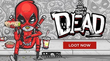 February 2016 Lootcrate Level Up Wearable "Dead"