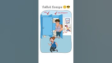 Liza toilet escape: HideMyproof 😍 Android X iOS #shorts