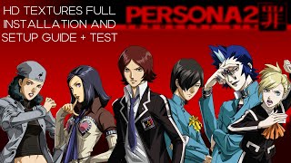 How to install and set up PERSONA 2: Innocent Sin HD Texture Pack