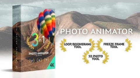 3D Motion Photo Animator After Effects Templates
