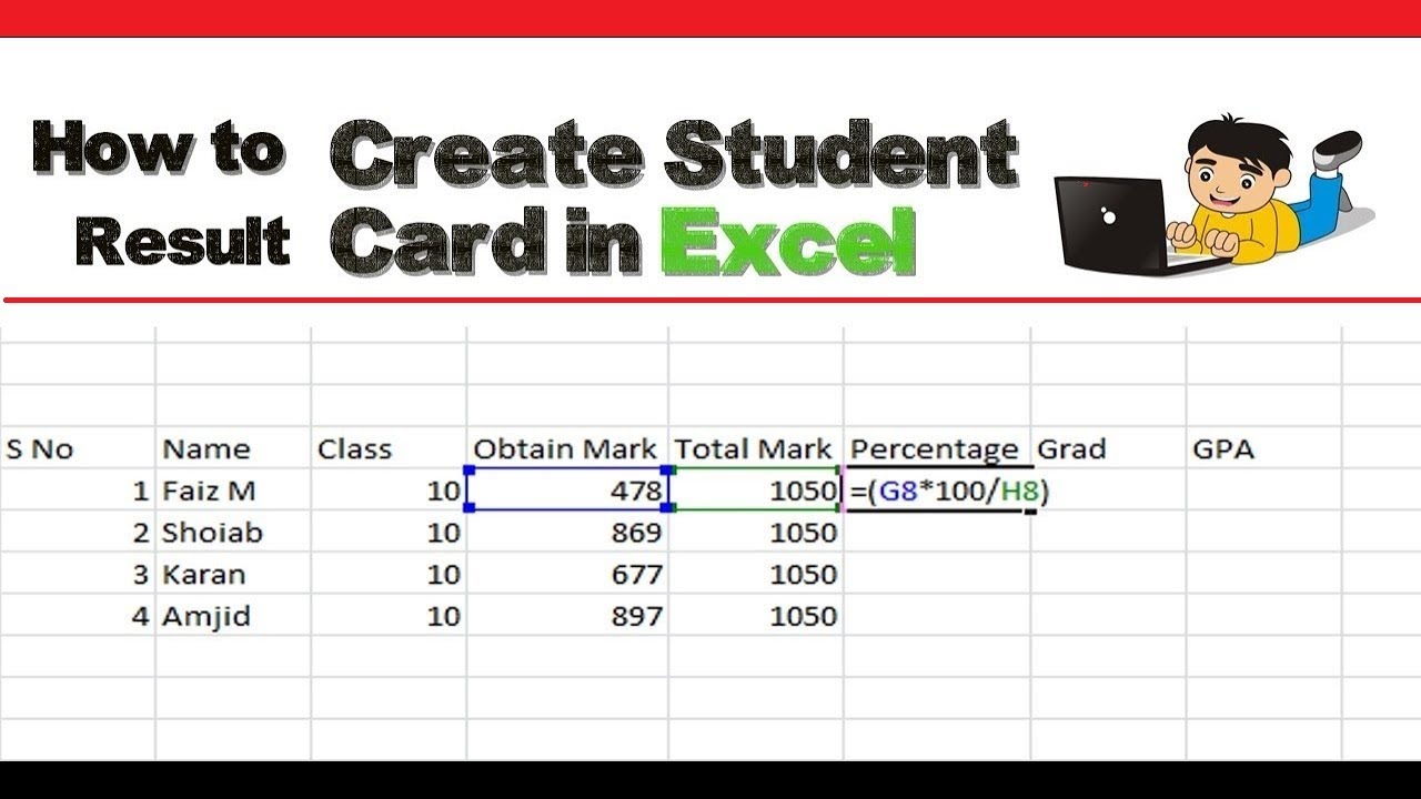Result Card. How to learn excel. Excel learn. Excel students учебник 7 класс.
