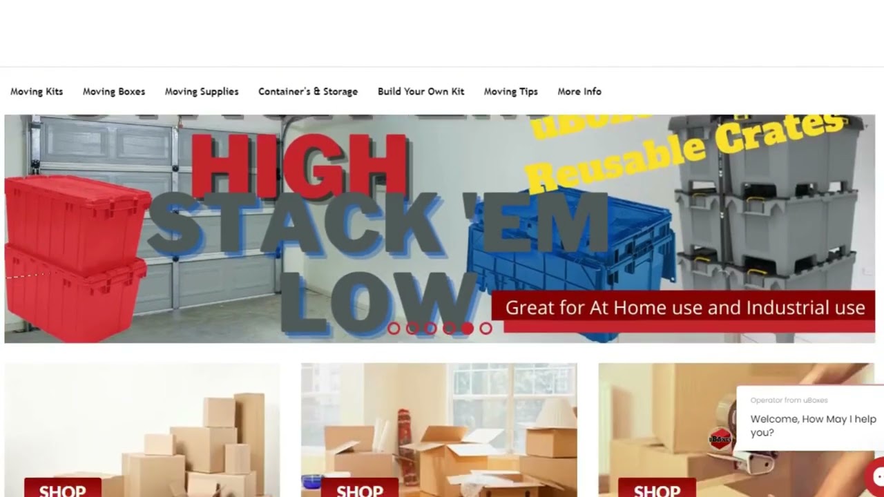 Moving supplies on uBoxes