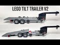 Lego tilt trailer v2 build tutorial  kit and new website