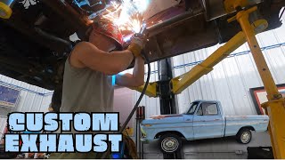 1979 Ford F100 300 I6 CUSTOM DUAL EXHAUST for CHEAP! Budget Build Part 2