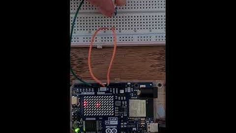 Arduino Uno R4 Matrix Breakout game