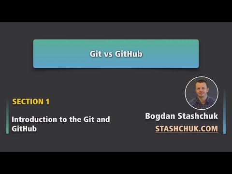 01 Git vs GitHub
