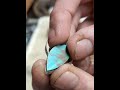 How to back turquoise and why, when working with cabochons lapidary lessons