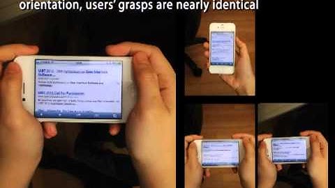 UIST 2012 iRotateGrasp Demo