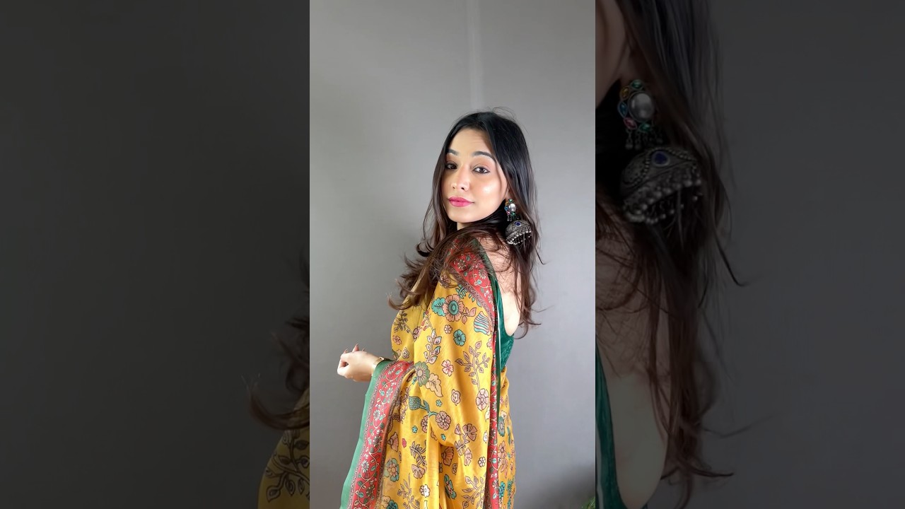 Kalamkari Printed Pure Malai Cotton Saree