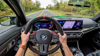 2024 BMW M3 CS - POV Test Drive (Binaural Audio)