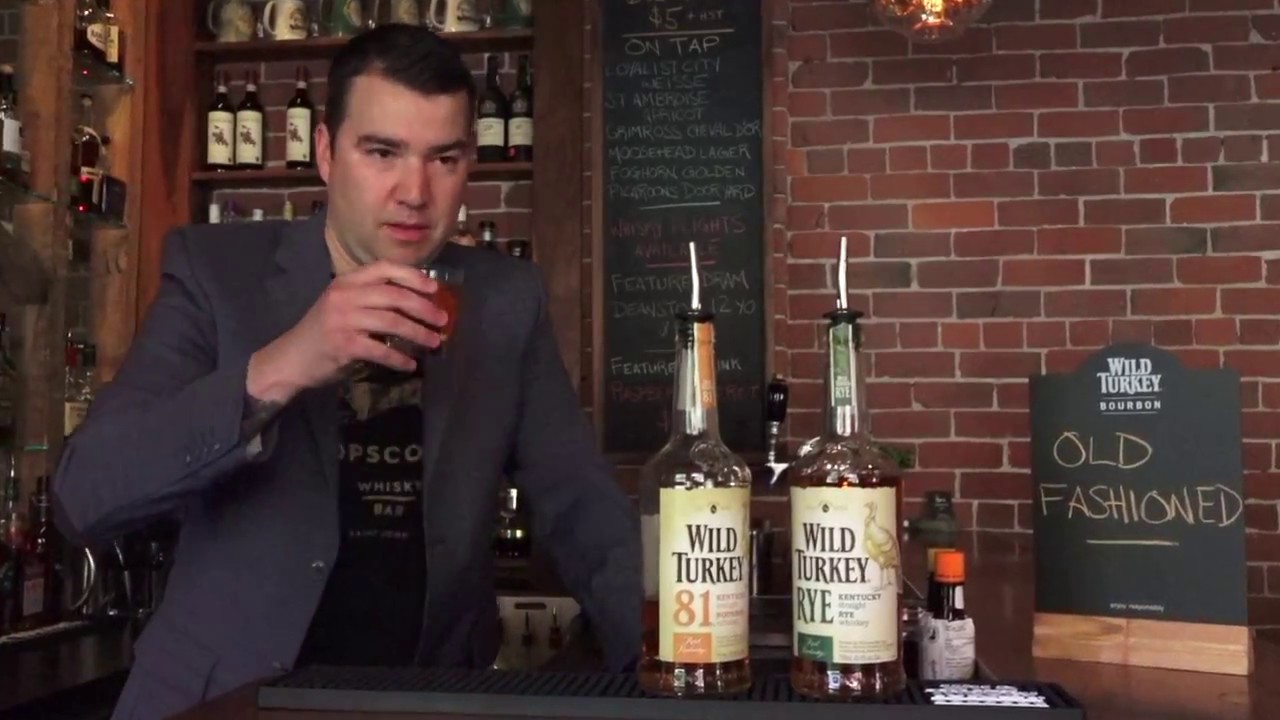 Wild Turkey Old Fashioned Demonstration