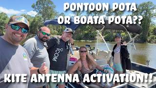 Pota On A Boat With A Spooltenna On A Kite