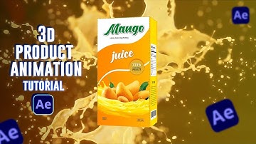3D Product Animation After Effect Tutorial